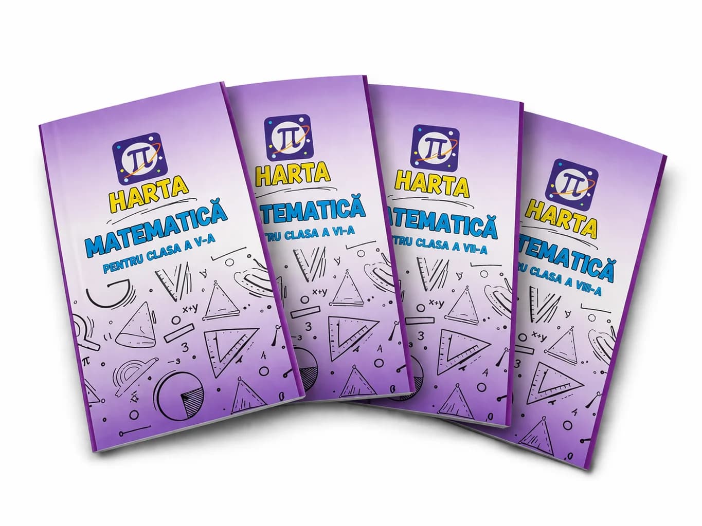 Pachet hărți matematică clasele 5-8