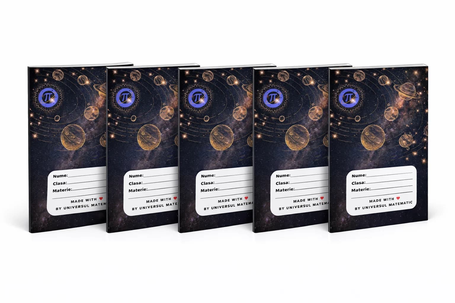 Set 5 caiete matematică cu memorator