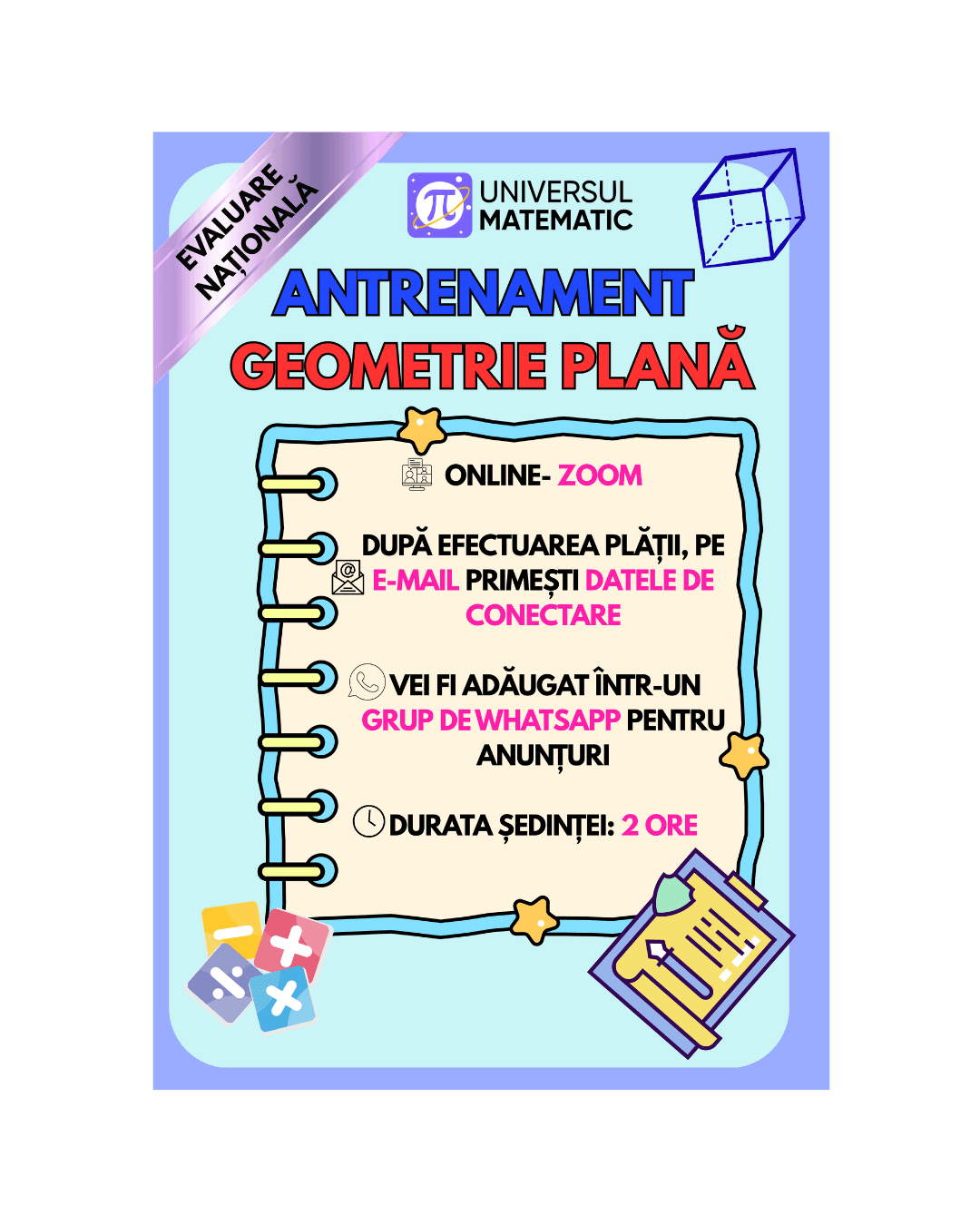 ANTRENAMENT ONLINE GEOMETRIE PLANĂ