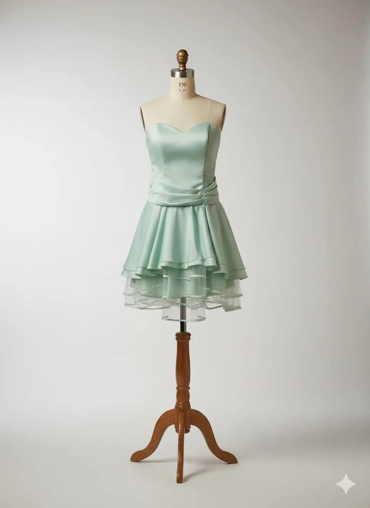 Rochie de ocazie/banchet verde mint, tip corset, 44