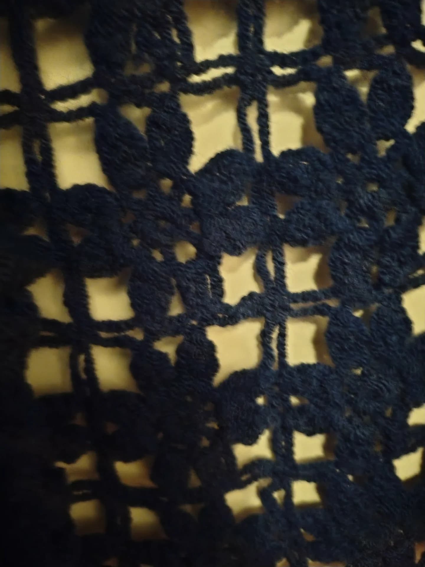 Cardigan/blazer croșetat albastru marin | stil Boho |/ XXL/46