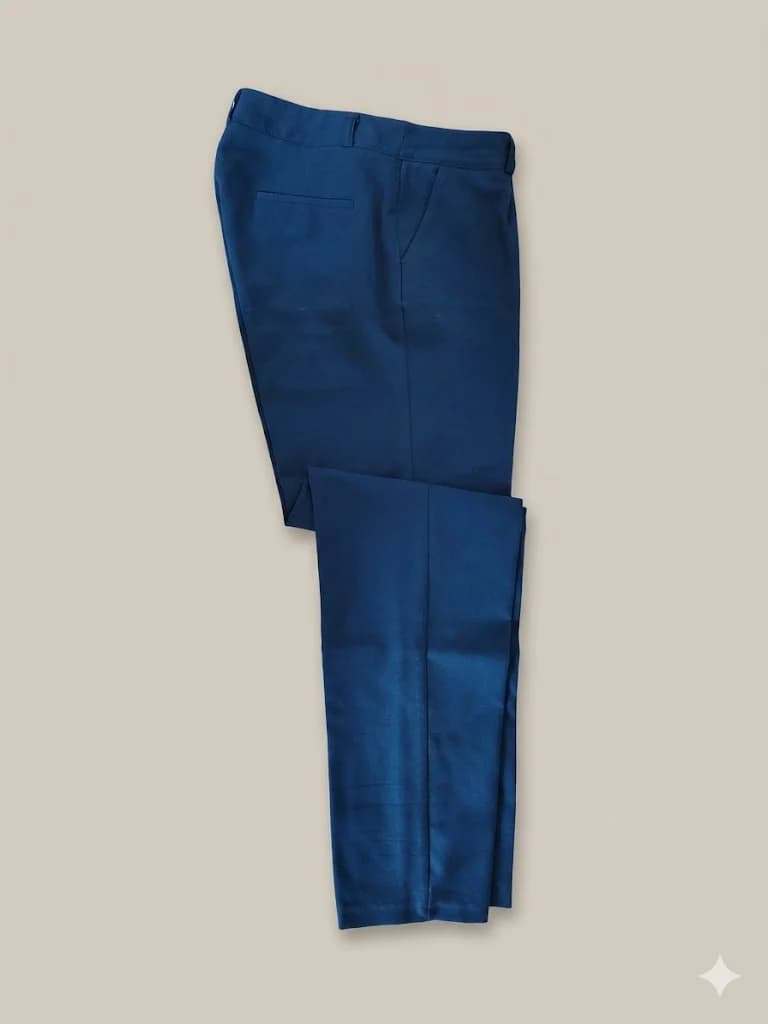 Set elegant Cardigan Lila + Pantaloni Office Albastru Petrol (46)+ Eșarfă cadou