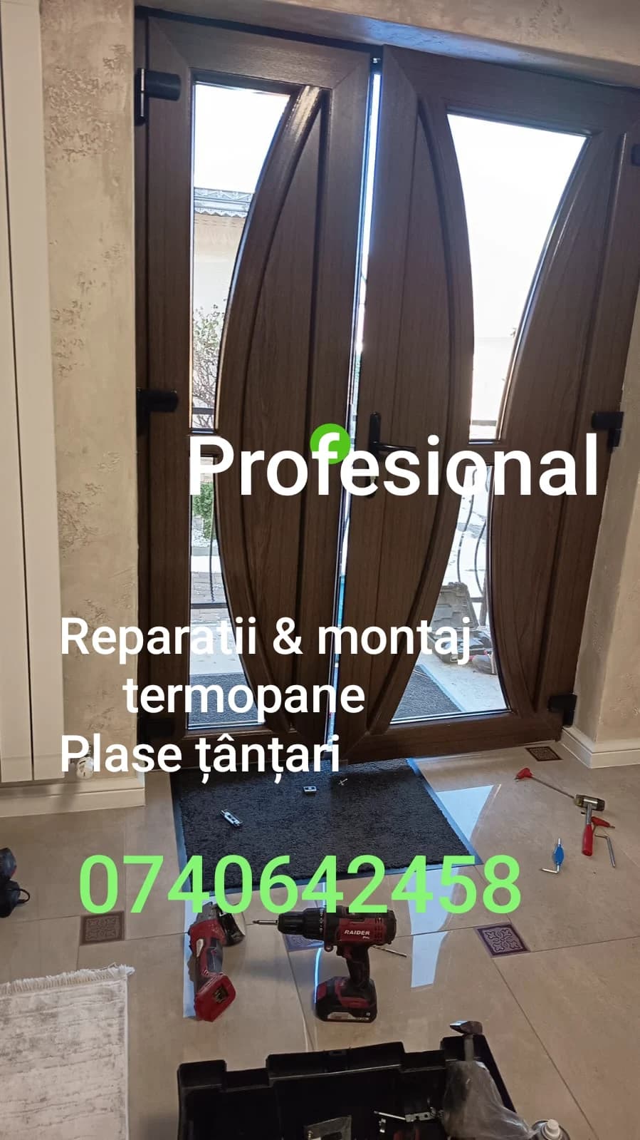 Reparatii montaj termopane,plase țânțari