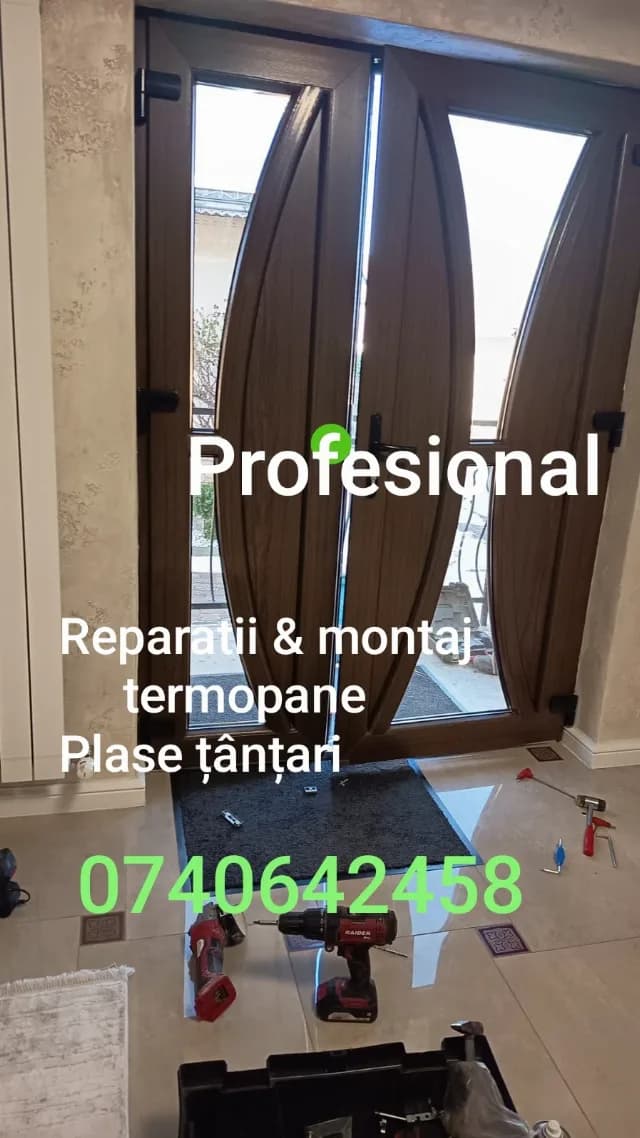 Reparatii montaj termopane,plase țânțari