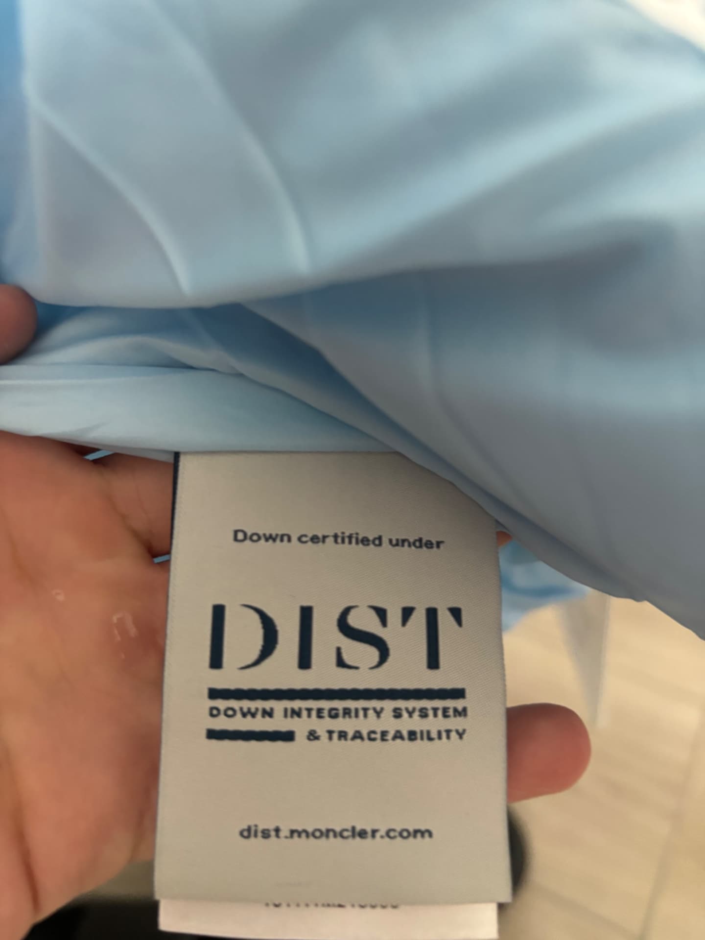 Geacă Moncler Maya baby blue