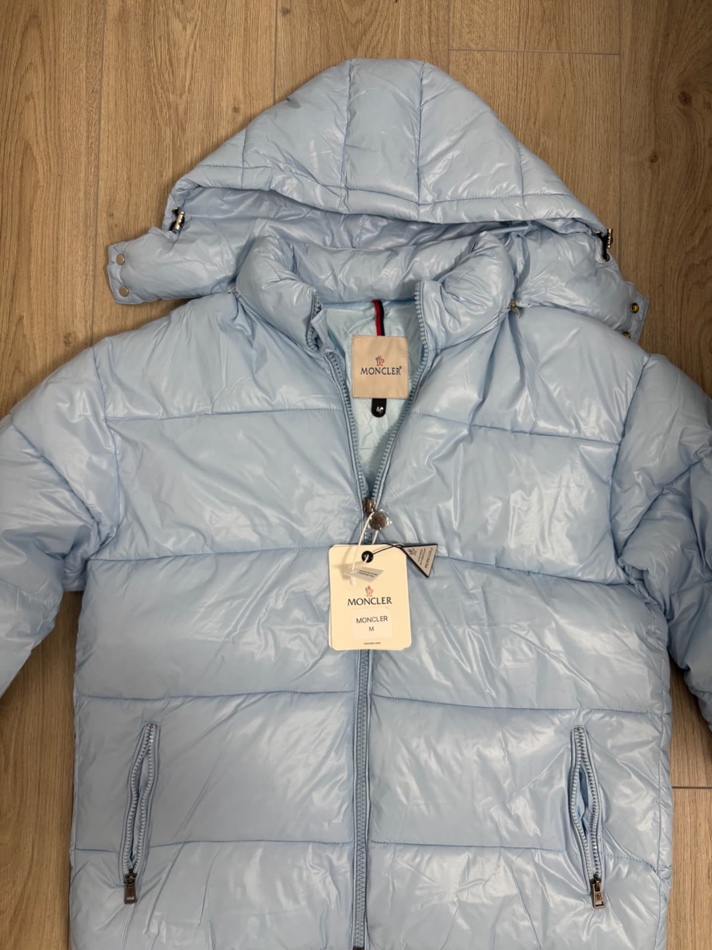 Geacă Moncler Maya baby blue