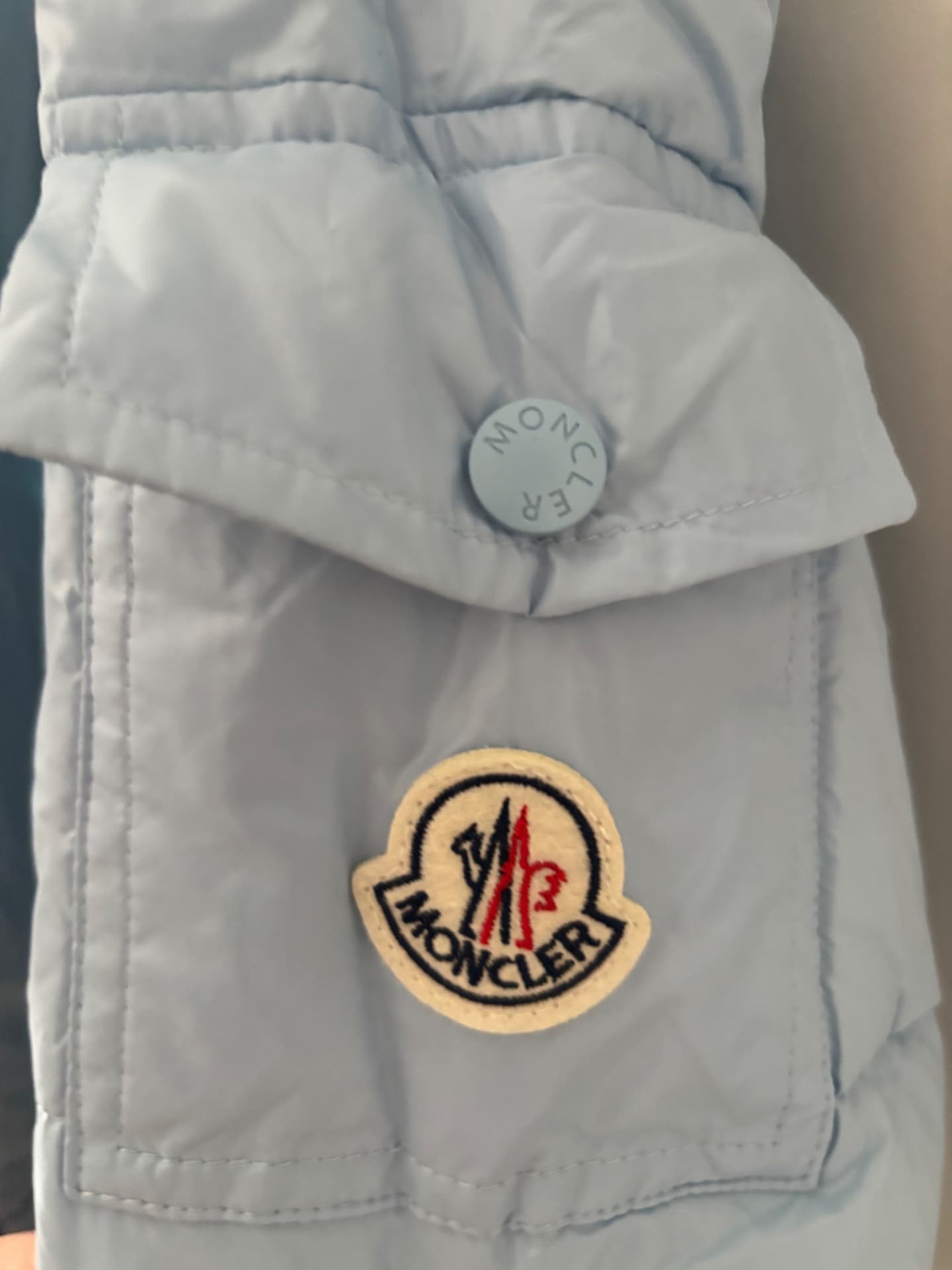 Geacă Moncler Maya baby blue