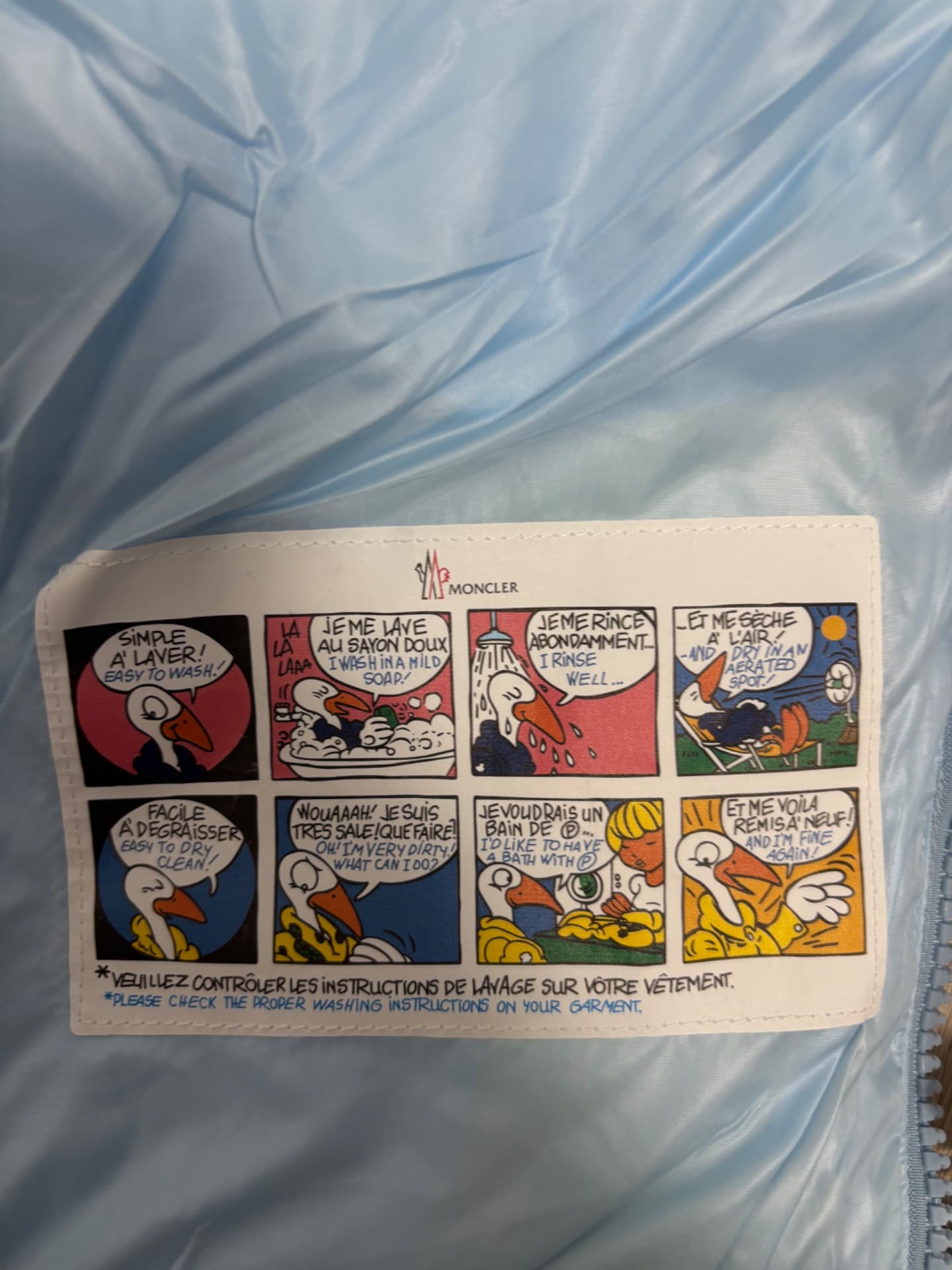 Geacă Moncler Maya baby blue