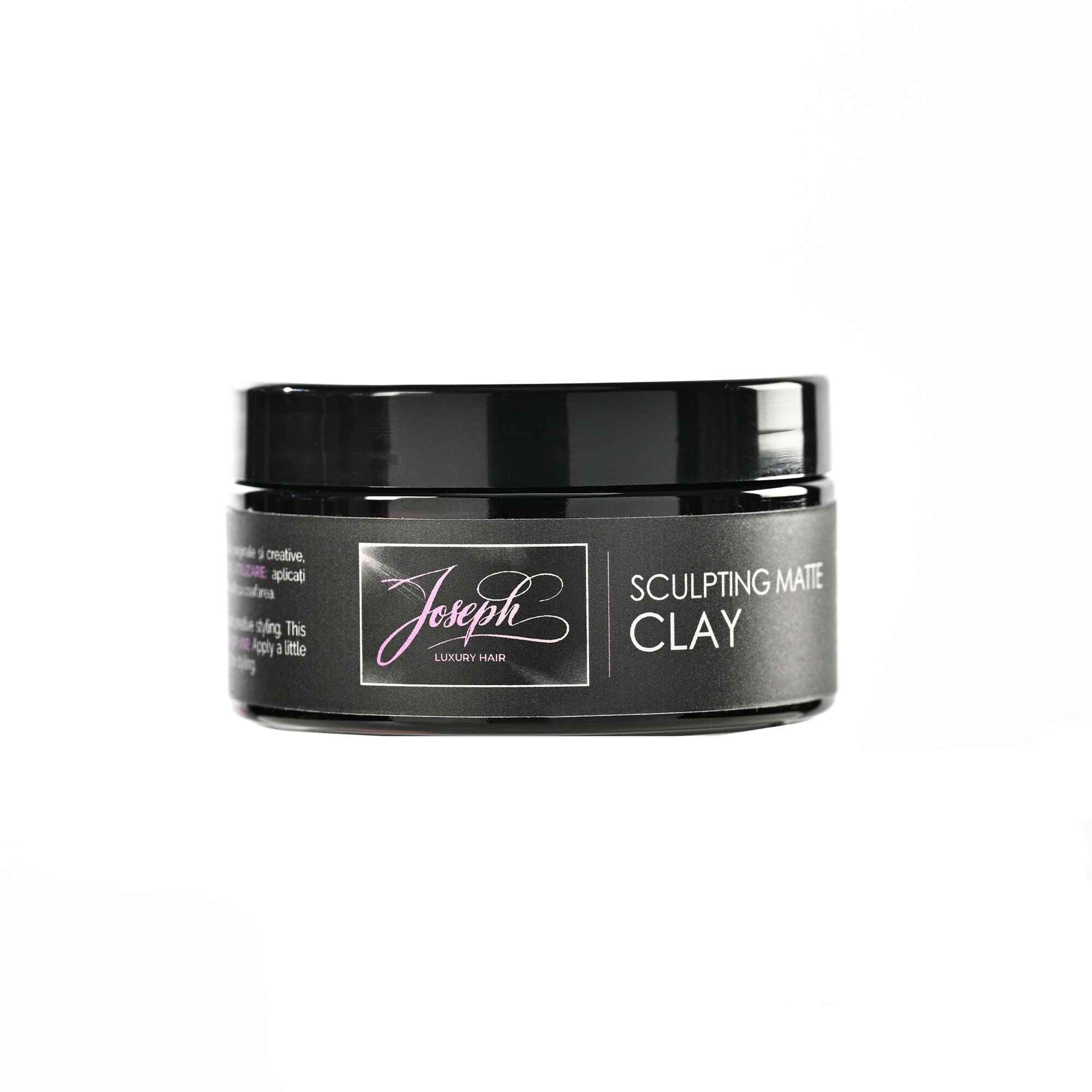 Ceară Mată de Modelare cu Fixare Puternică – Sculpting Clay pe Bază de Apă | Joseph Luxury Hair – Sector 6, București