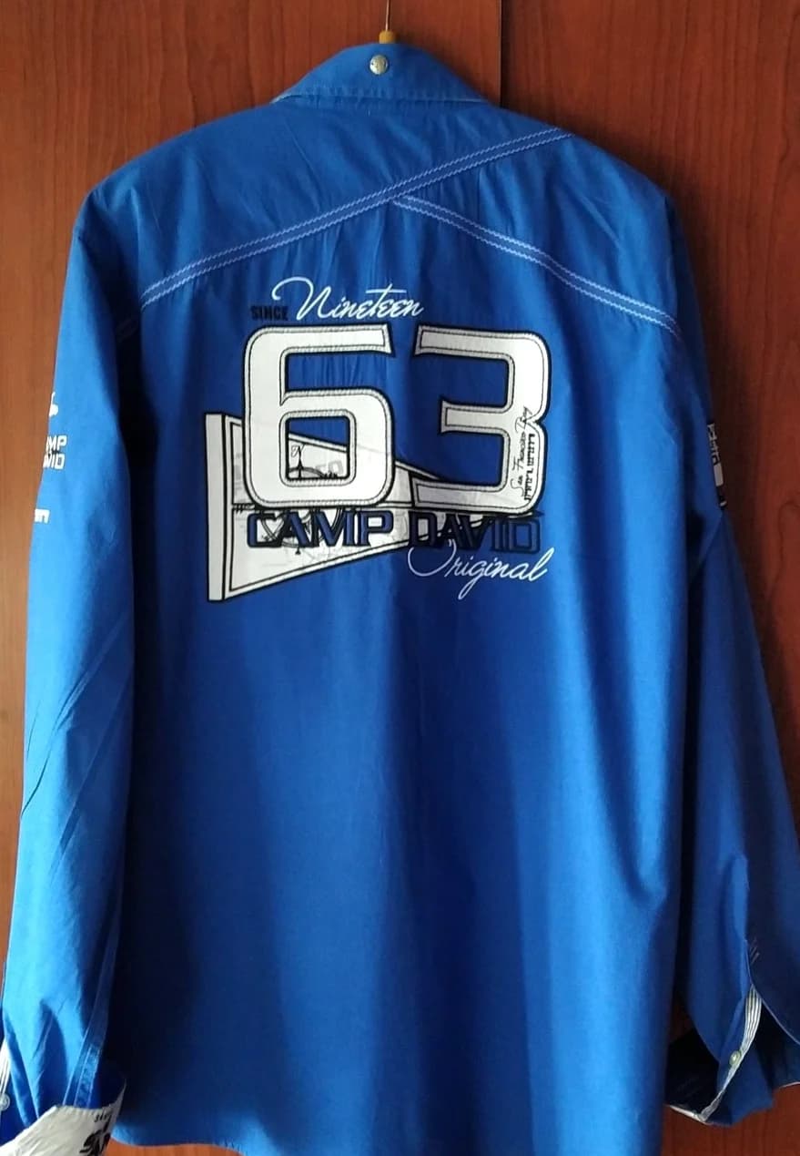 Cămasă cu stil Camp David original