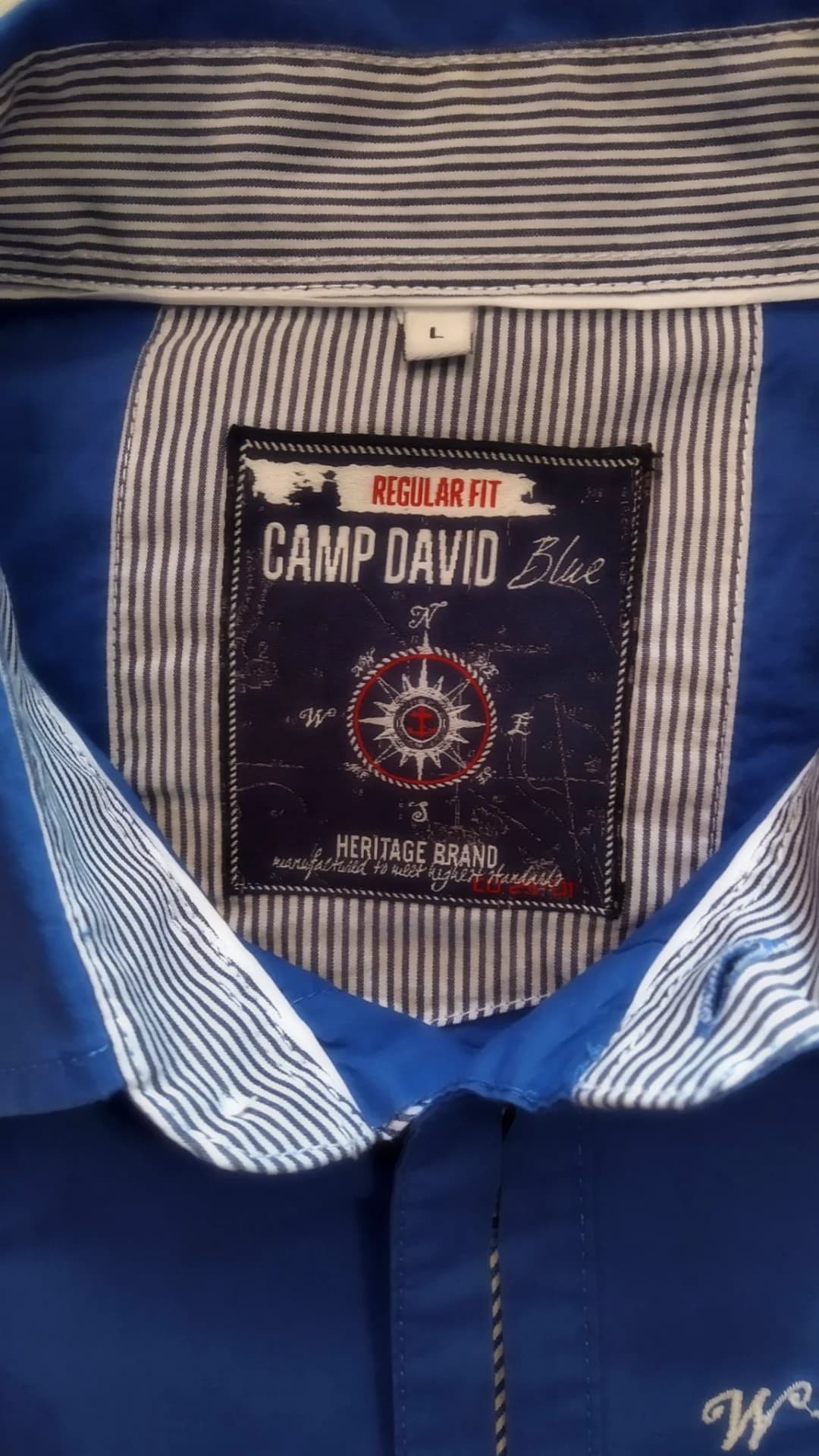 Cămasă cu stil Camp David original