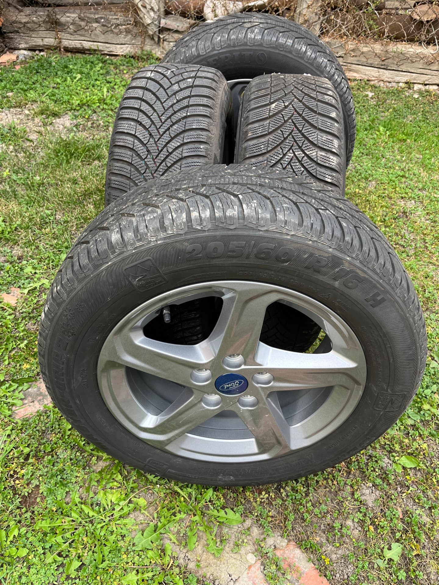 Jante aliaj Ford cu cauciucuri iarnă 205.60.16 – fotografia 8 din 8