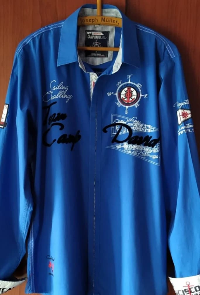 Cămasă cu stil Camp David original