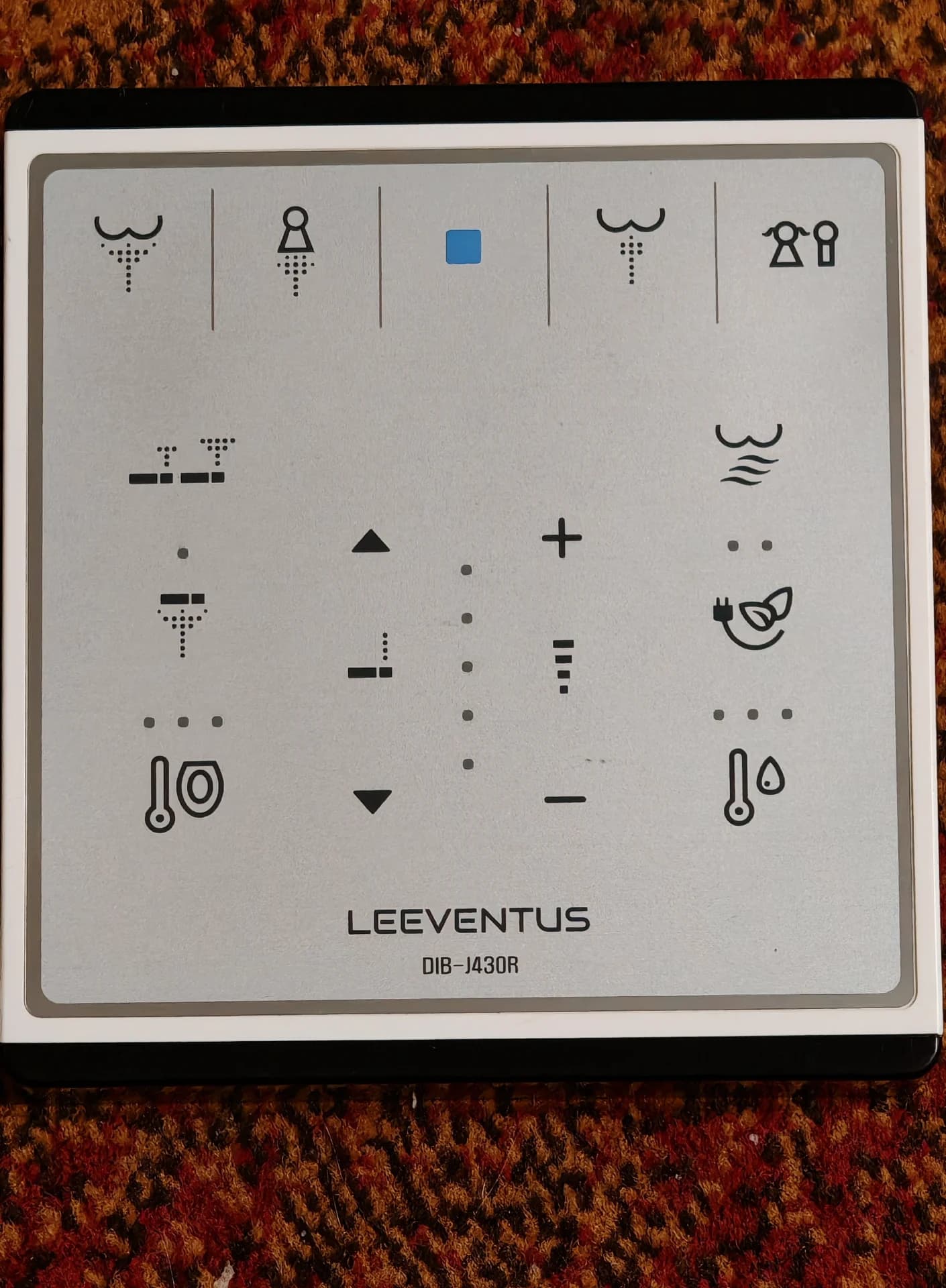 Panou de control pentru capacul de toaletă electronic cu funcție de bideu Leeventus DIB-J430R