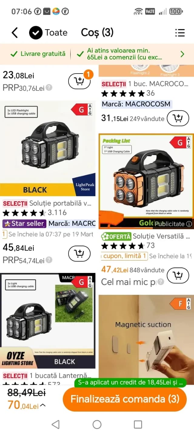 Produse depe temu