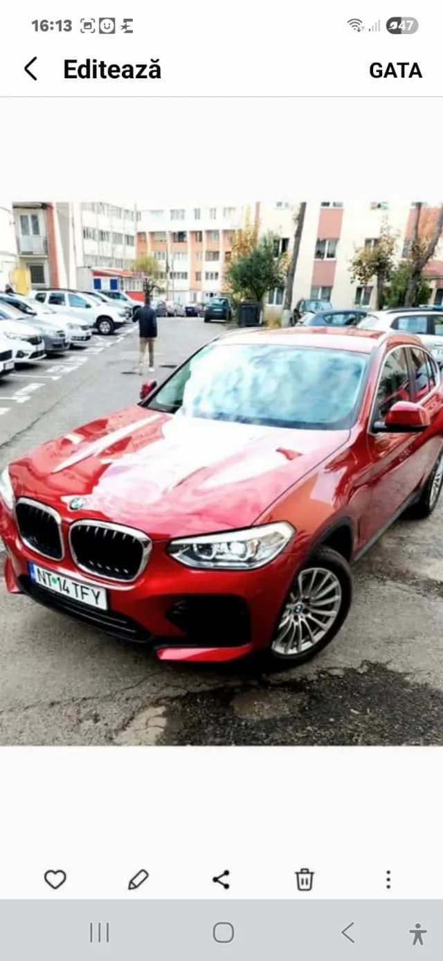 Vând BMW x4 2020 mild hibrid diesel 48 500 km
