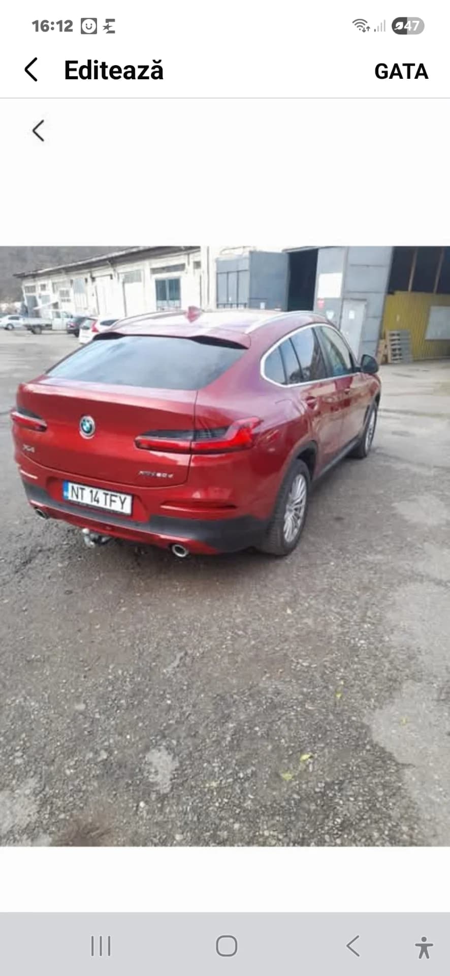 Vând BMW x4 2020 mild hibrid diesel 48 500 km – fotografia 3 din 8
