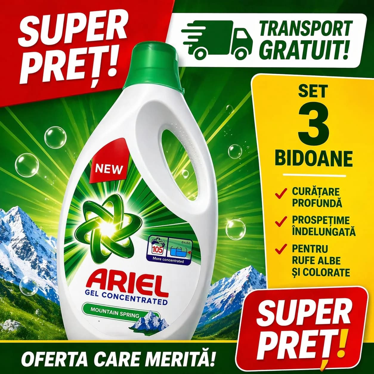 Detergent – Ciobanesti, Argeș