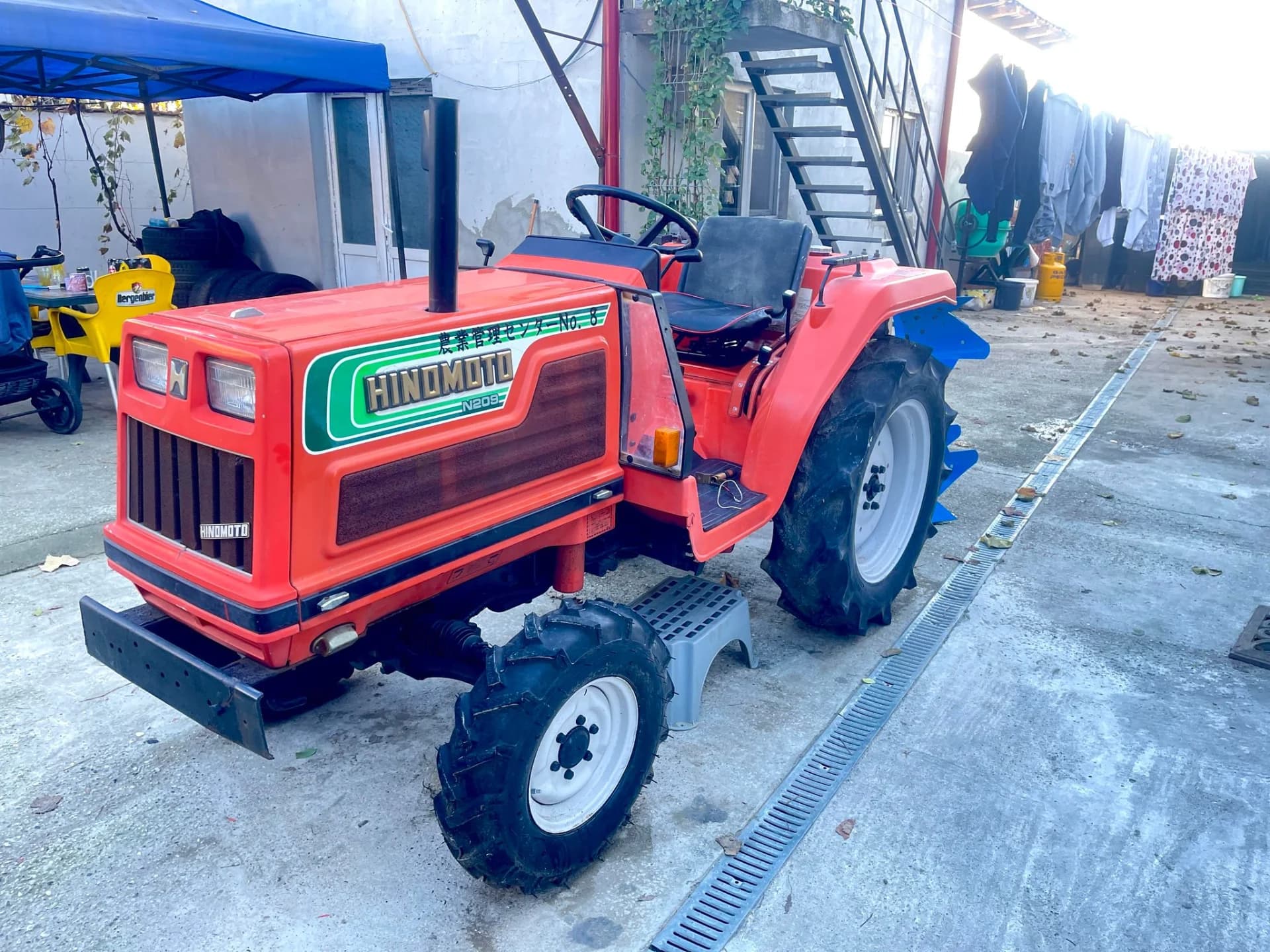 Tractor-Japonez Hinomoto N209 4X4 freza+plug ! – fotografia 8 din 8