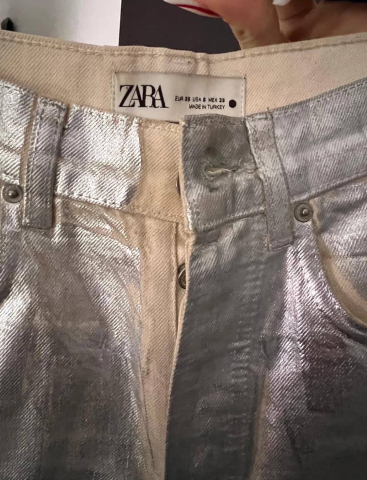 Pantaloni zara,purtati de cateva ori – fotografia 3 din 4