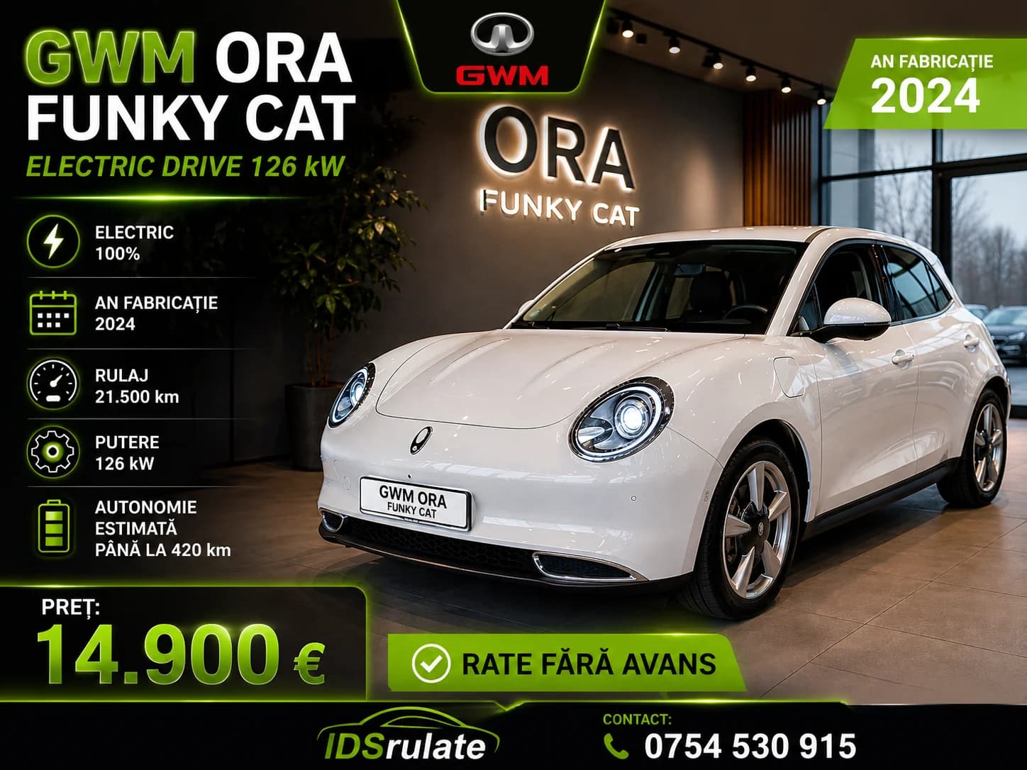 Ora Funky Cat electric drive 126 kW – fotografia 2 din 7