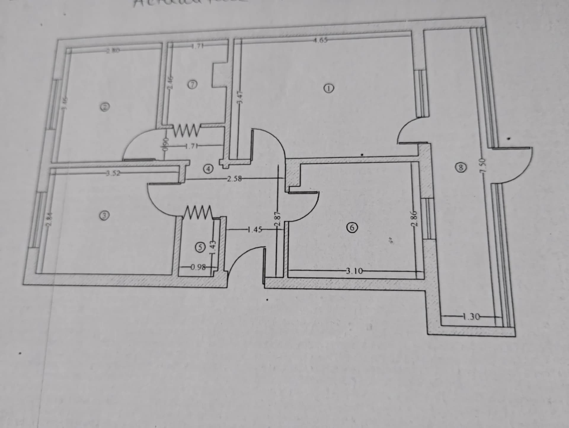 @Vand 70mp ,apartament cu 4 camere decomandat parter balcon 10mp/2mp autorizat,gaze naturale,centrala proprie, scurgere canalizare separata, – Navodari, CONSTANTA