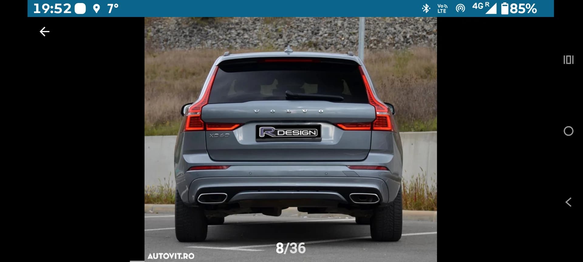 Volvo XC60 D4 R-design| Automat | 2020 Piele | Cârlig | Full LED – fotografia 2 din 8