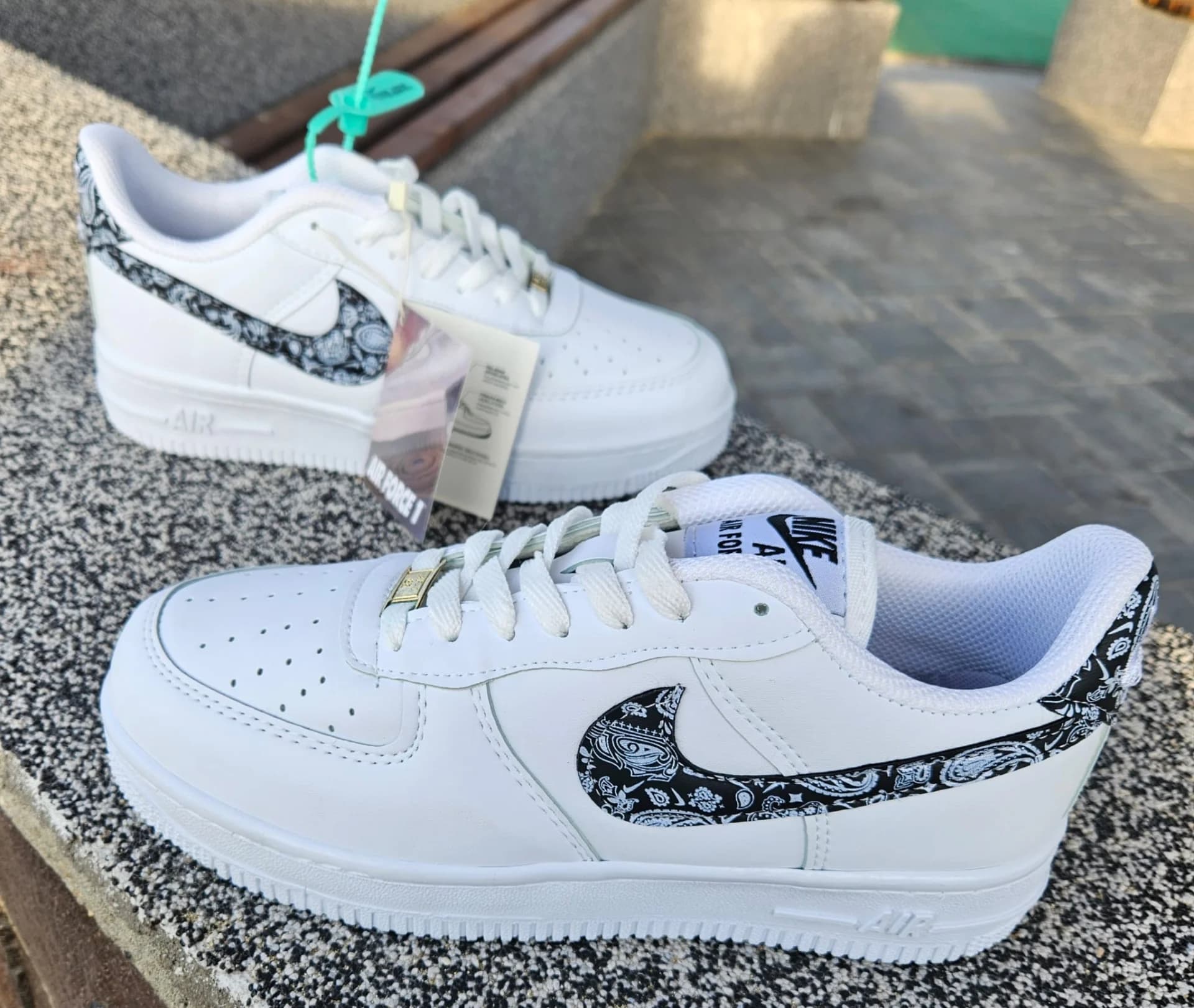 Nike AF1 Low white/black – fotografia 4 din 5