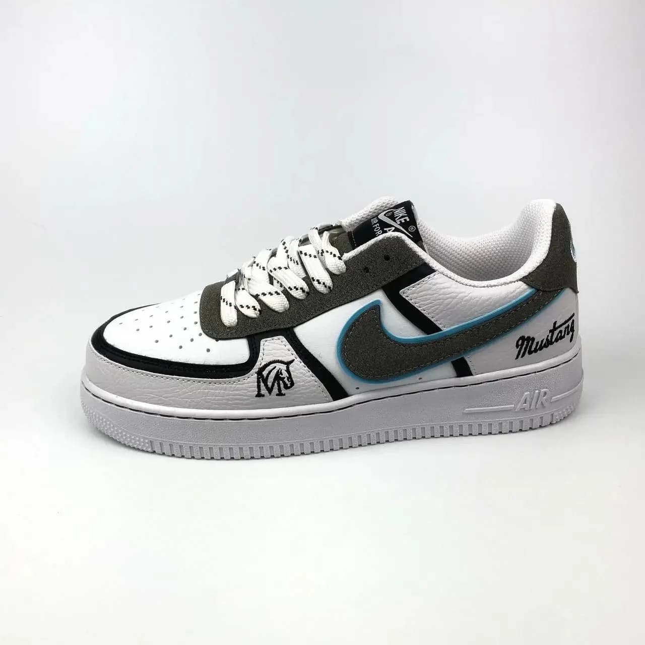 Nike Air Force 1 Mustang white/grey – fotografia 6 din 8