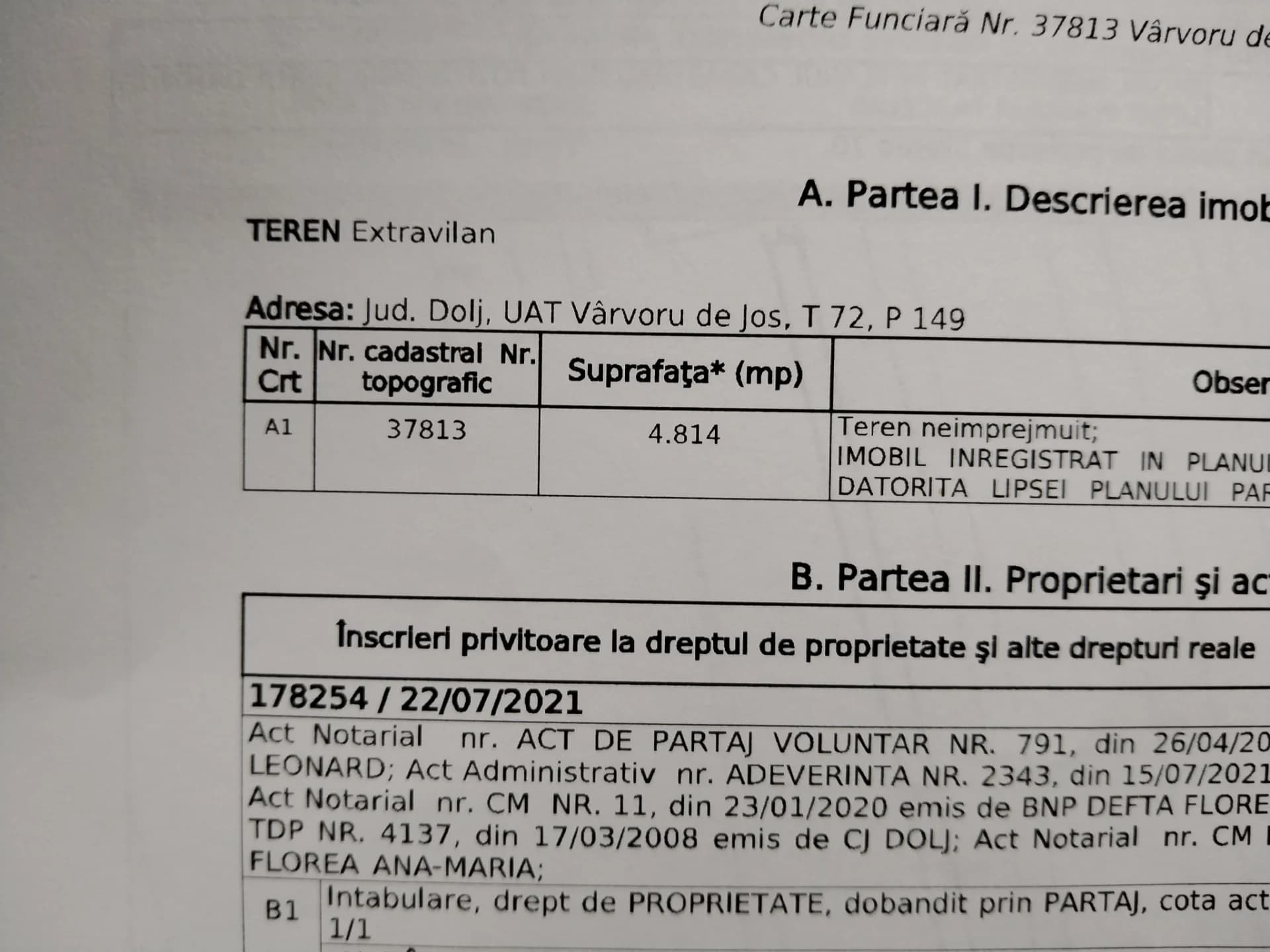 Vând teren agricol extravilan – fotografia 4 din 4