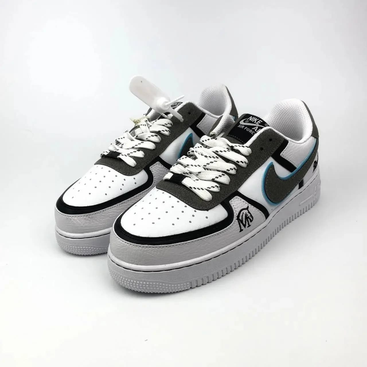 Nike Air Force 1 Mustang white/grey – fotografia 7 din 8