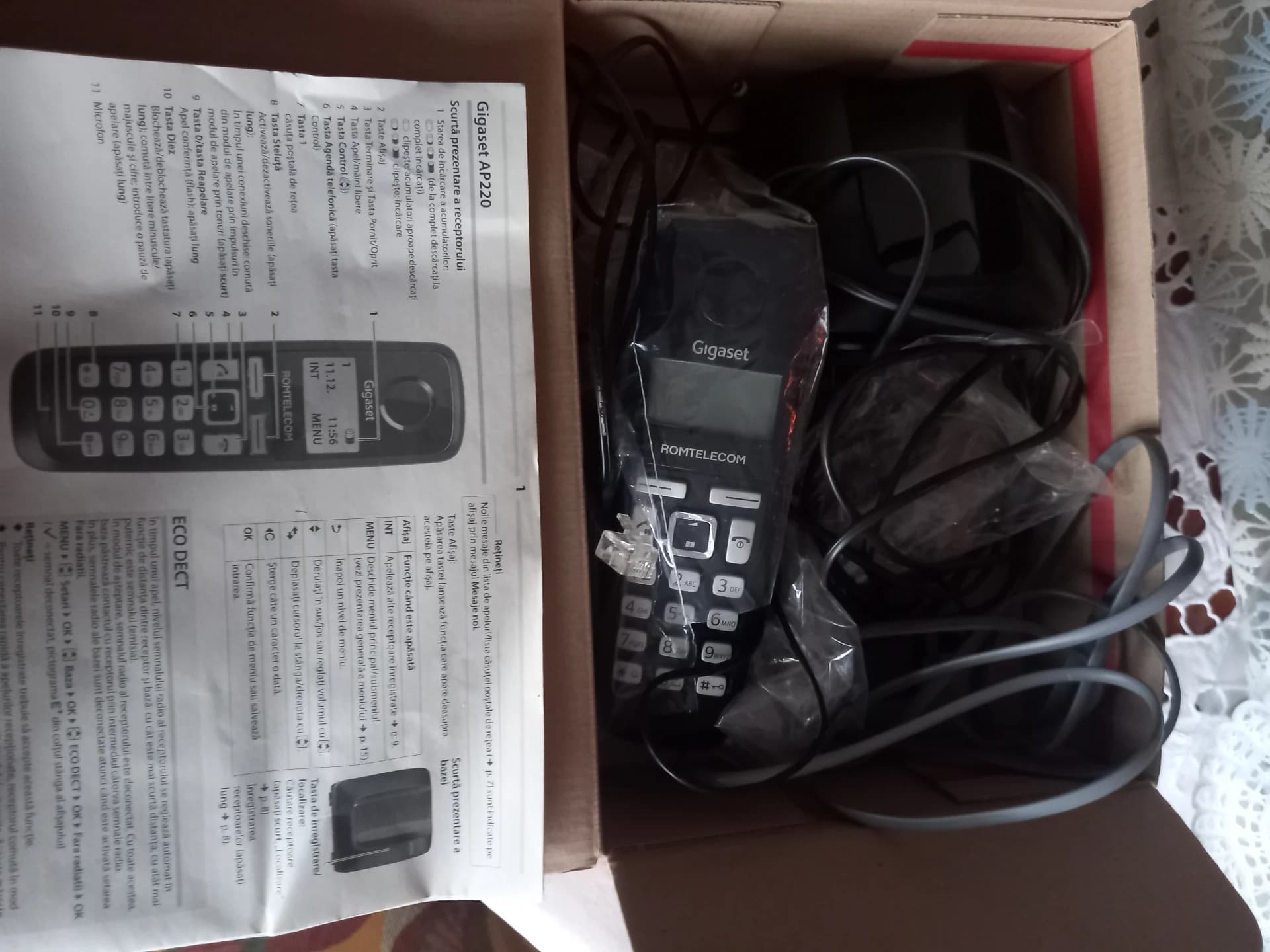 telefon fix fără fir.vivavoce,etc – fotografia 4 din 5