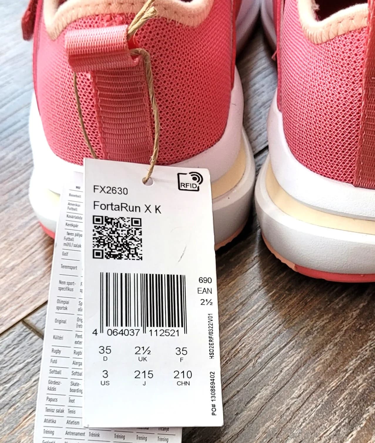 Incaltaminte Sport Adidas FortaRun X K marimea 35 – fotografia 3 din 8