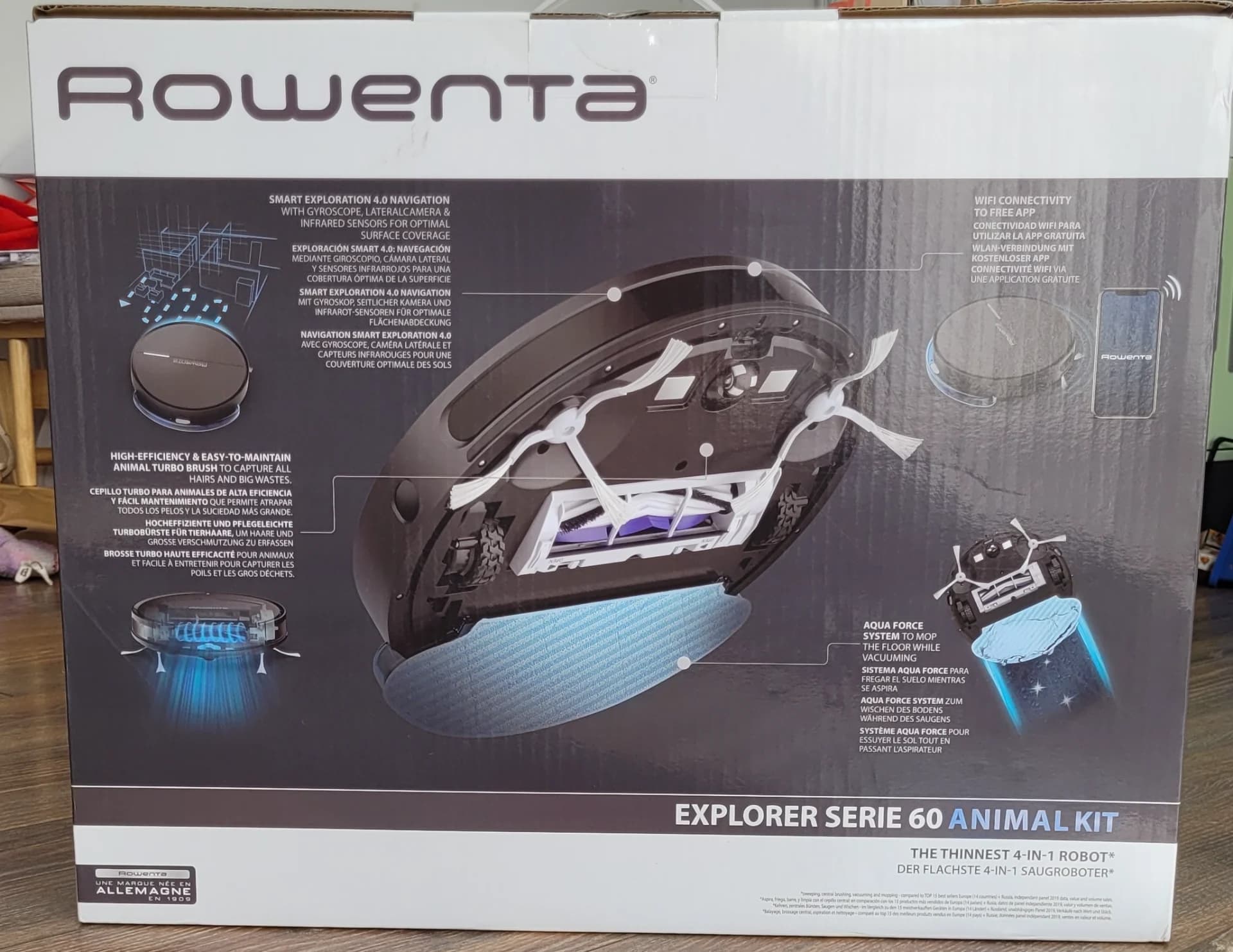 Aspirator robot Rowenta X-Plorer Serie 60 Animal Kit – fotografia 2 din 6
