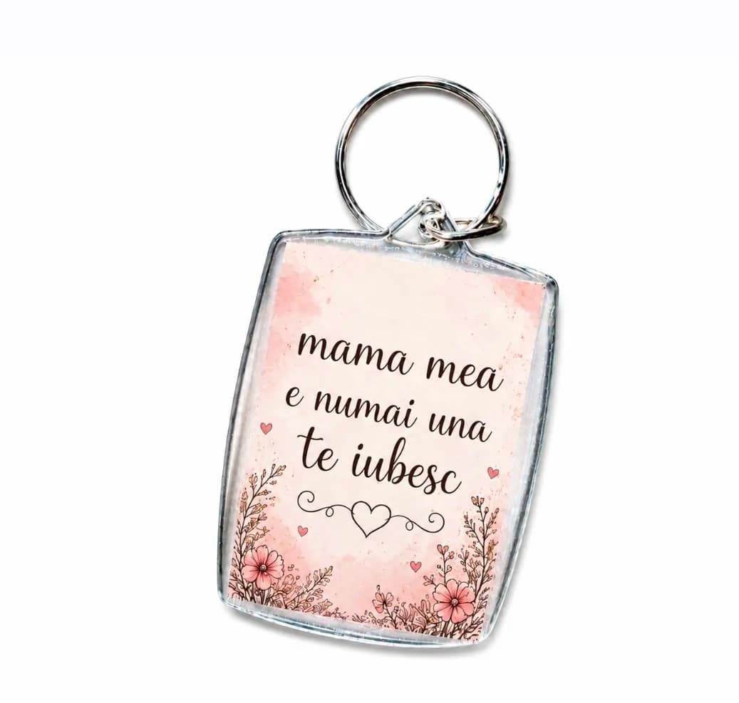Breloc foto personalizat pentru mama – Radauti, Suceava – Cadouri