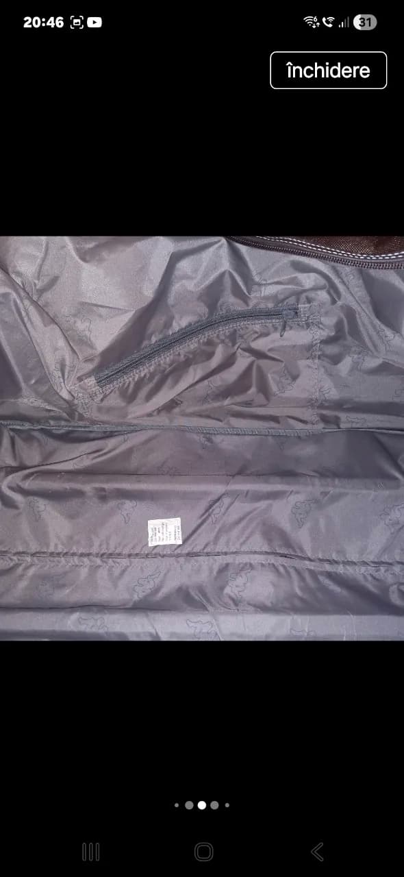 Geantă tip troller,Kappa,folosită o dată – fotografia 2 din 7
