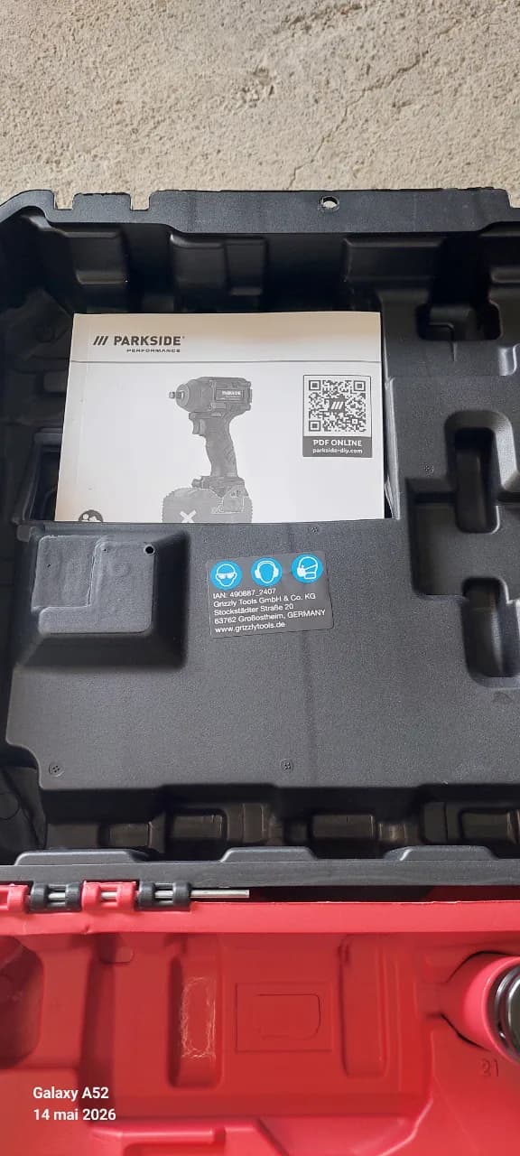 Bormasina impact tangențial Parkside 20V A1 – fotografia 4 din 4
