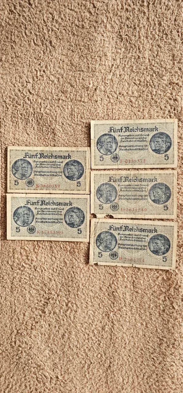 10 bancnote 5 reichmark – Vatra Dornei, Suceava – Hobby-uri