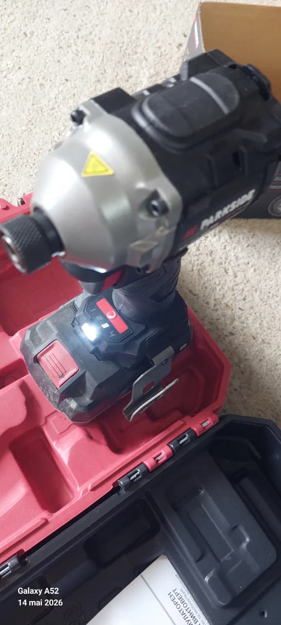 Bormasina impact tangențial hex Parkside 20V – fotografia 6 din 7