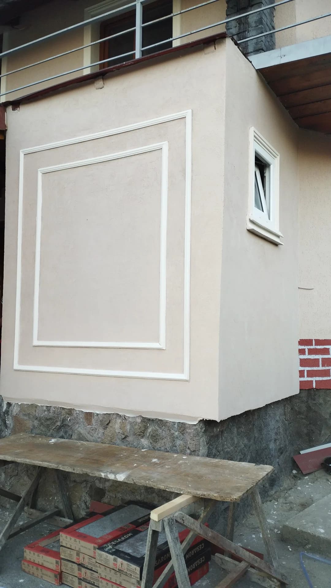 Finisaje modific culoare pe decorativ .cu vopsea și suflat cu pompa înfoliat tot giamuri jgiab" etc"și interioare glet de șlefuit cu girafa – fotografia 7 din 8