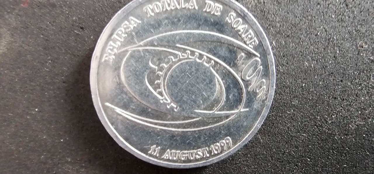 15 monede de 500 lei reprezantand eclipsa totala de soare din 1999 – Vatra Dornei, Suceava – Hobby-uri