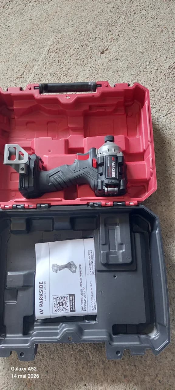 Bormasina impact tangențial hex Parkside 20V – fotografia 4 din 7