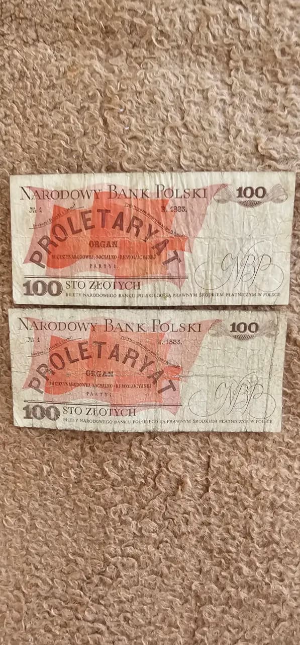 2 bancnote de 1oo zloti din anii 1979 si 1982 – fotografia 2 din 2