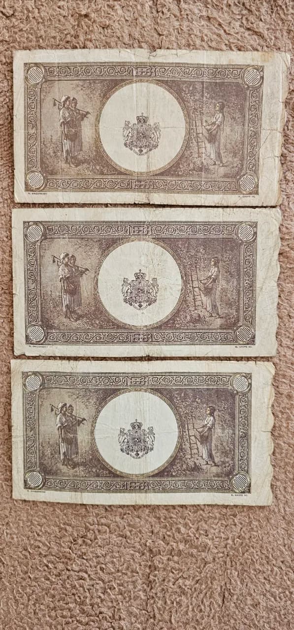 3 bancnote de 1o.ooo lei din anii 1945 si 1946 – fotografia 2 din 2