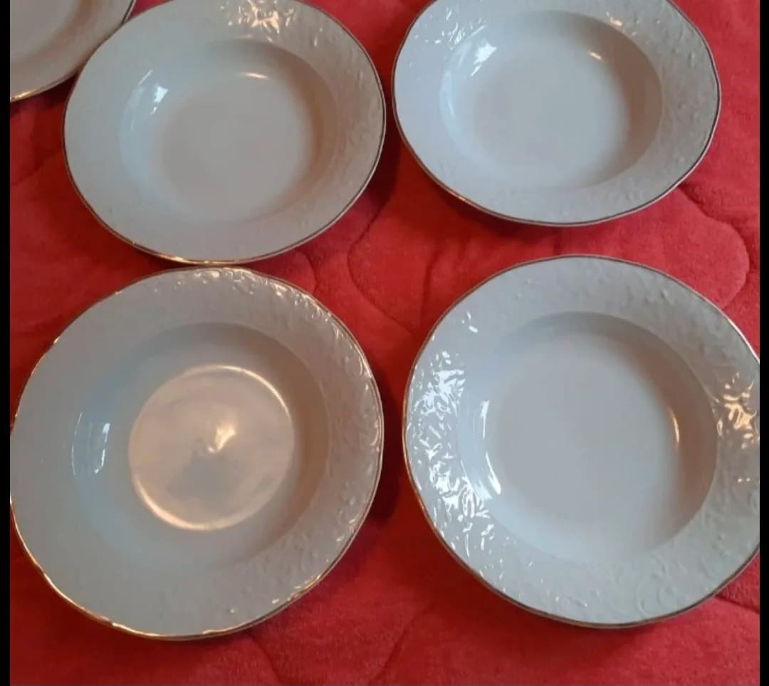 Set 9 farfurii porțelan vintage WellcoKrefeldGermania (1994)–Ca noi – fotografia 3 din 7