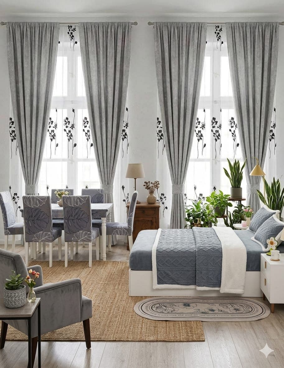 Perdele, draperii si lenjerii elegante pentru casa ta – fotografia 2 din 4