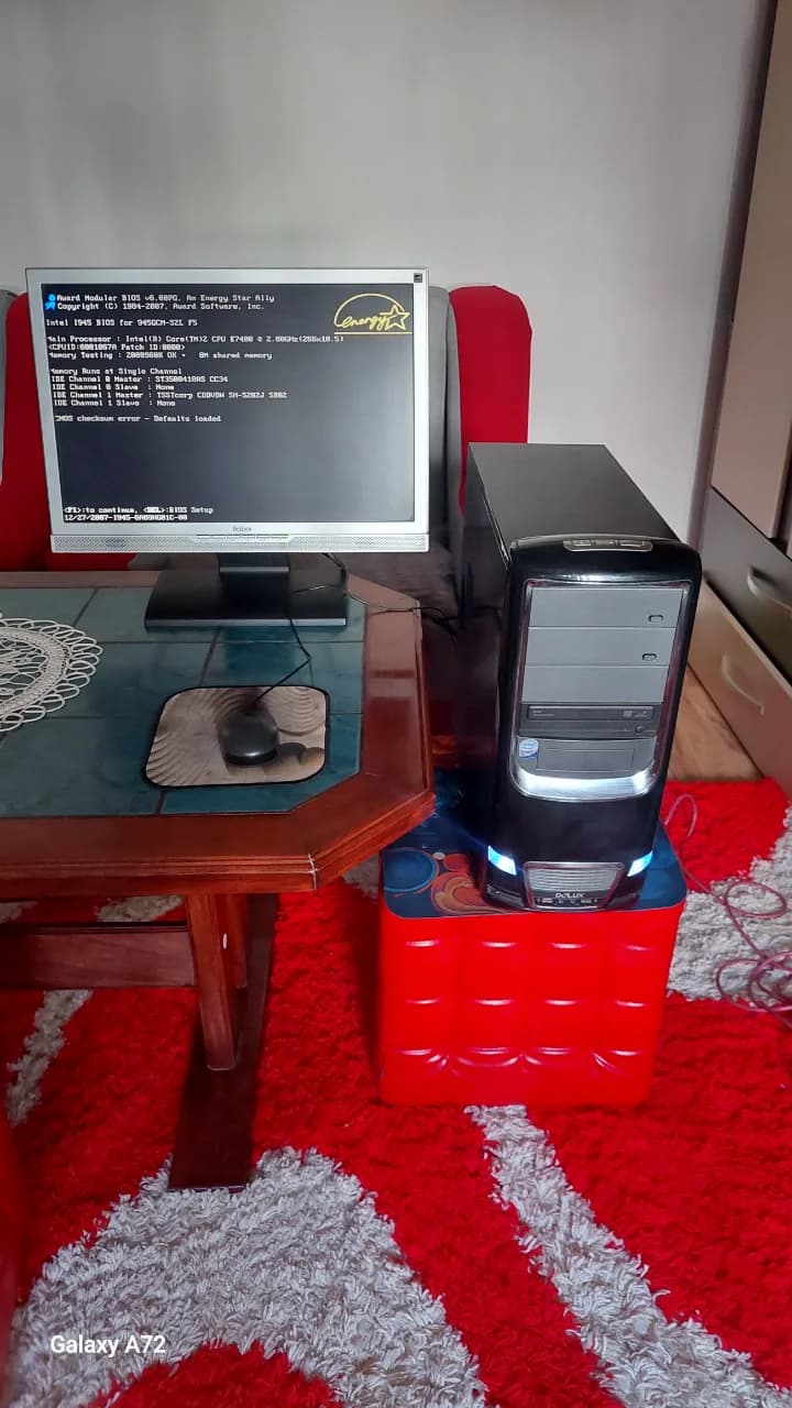 PC dual core cu monitor – fotografia 2 din 2