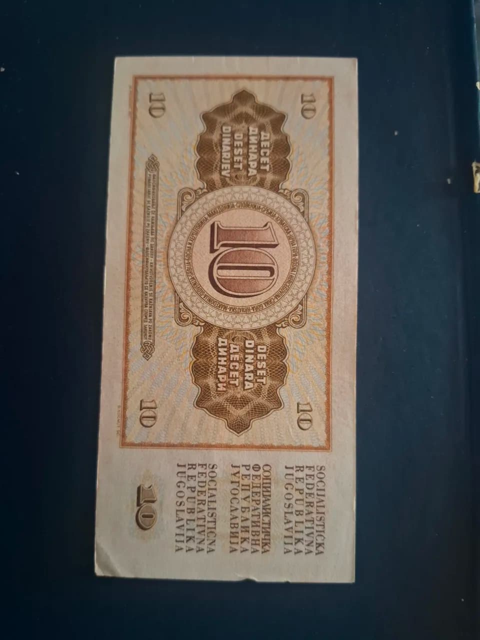 10 dinari 1965 iugoslavia – fotografia 2 din 2