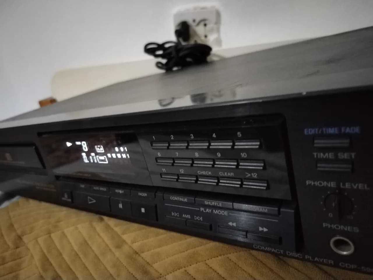 CD player Sony cdp-590 deck – fotografia 3 din 8