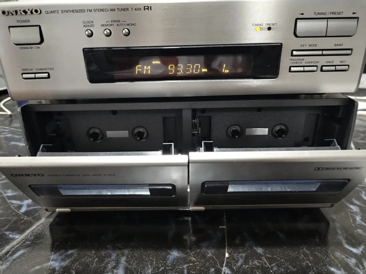 Dublu deck autorevers Onkyo K-05W – fotografia 5 din 8